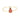 14-karat gold ring showcasing a beautiful pear-shaped garnet with a diamond at the tip. 