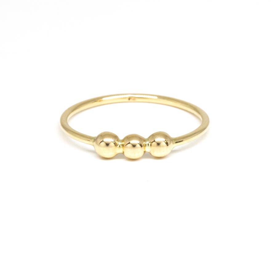 Gold Bubble Ring - Magpie Jewellery