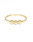 Gold Bubble Ring - Magpie Jewellery