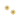 A pair of cheerful daisies casted in 14-karat solid gold with a precious Blue Sapphire in the center