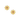 A pair of cheerful daisies casted in 14-karat solid gold with a precious Ruby in the center