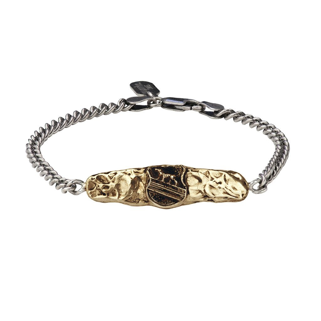 Heart of the Wolf Bar Bracelet Bronze | Magpie Jewellery