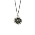 Heart Print Talisman - Silver