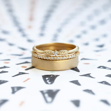 Slender Pave Wedding Band - Magpie Jewellery