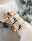 14k Adorn Precious Gemstone Ring - Magpie Jewellery