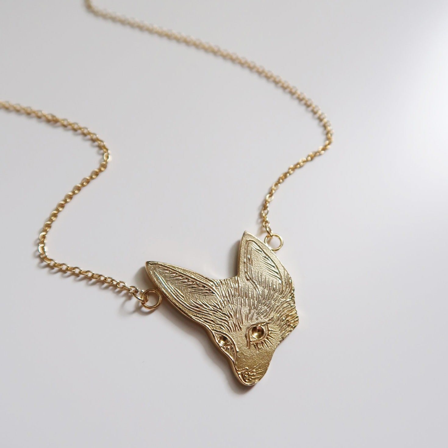 Fennec Fox Necklace - Magpie Jewellery