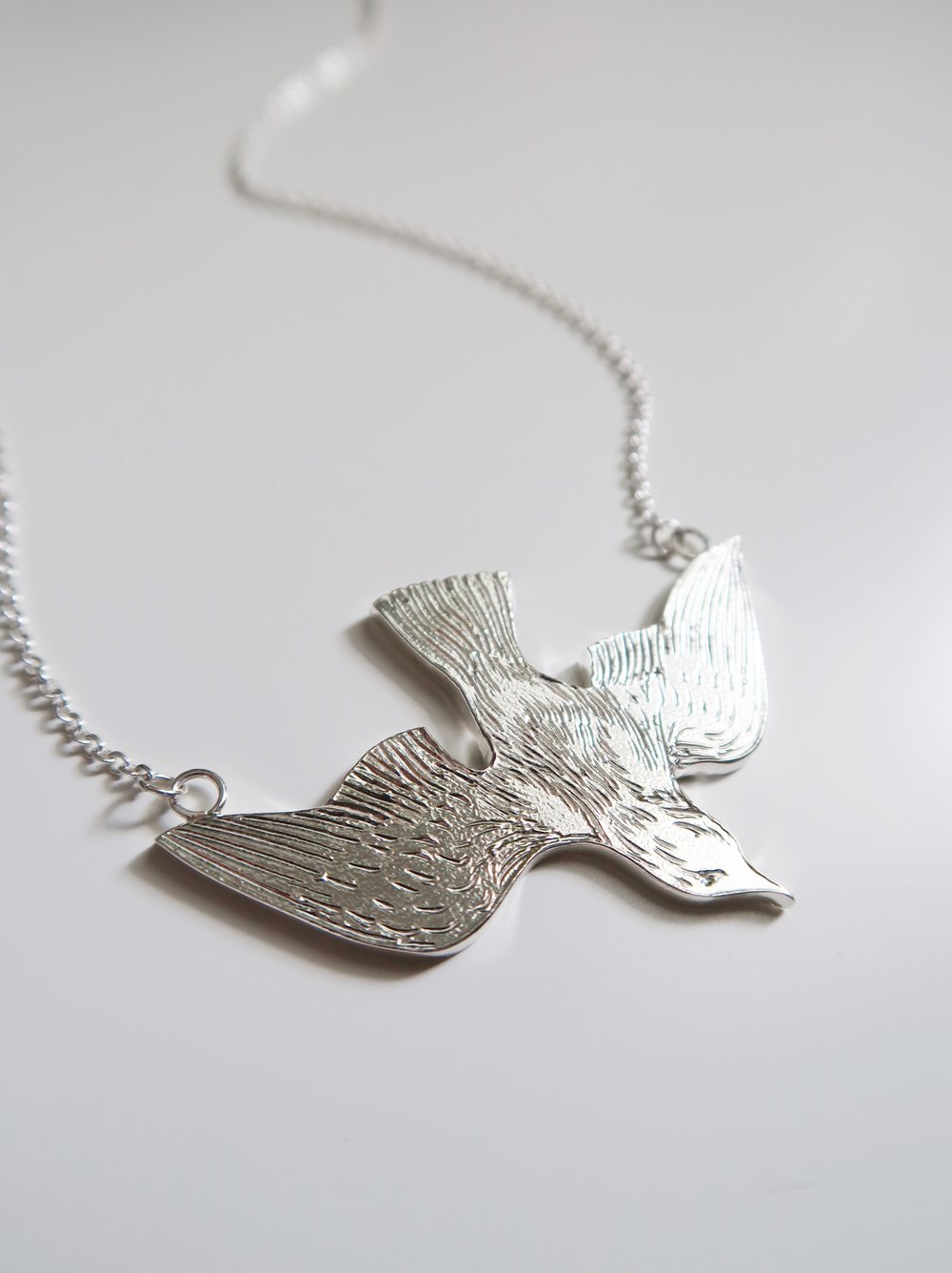 Soaring Bird Necklace - Magpie Jewellery