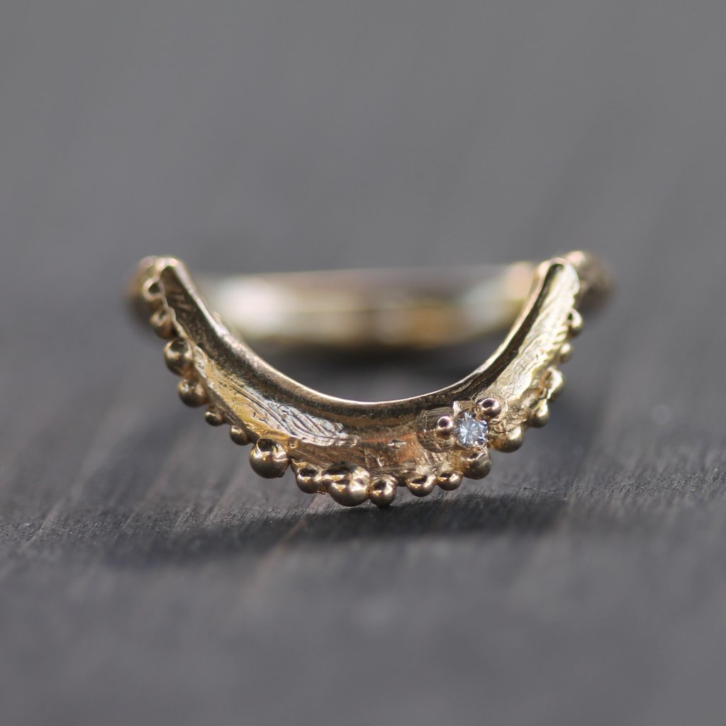 Reef Moon Diamond Ring - Magpie Jewellery