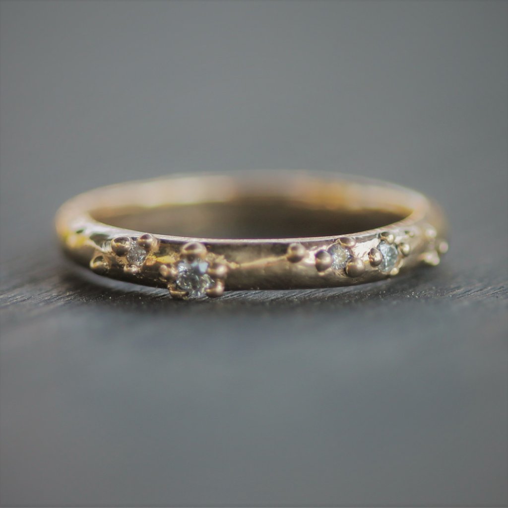 West Coast Rain Wedding Band | Magpie Jewellery