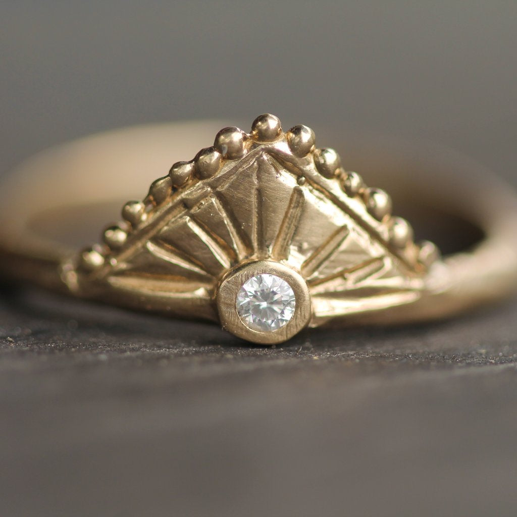 Celestial Peak Ring - Magpie Jewellery