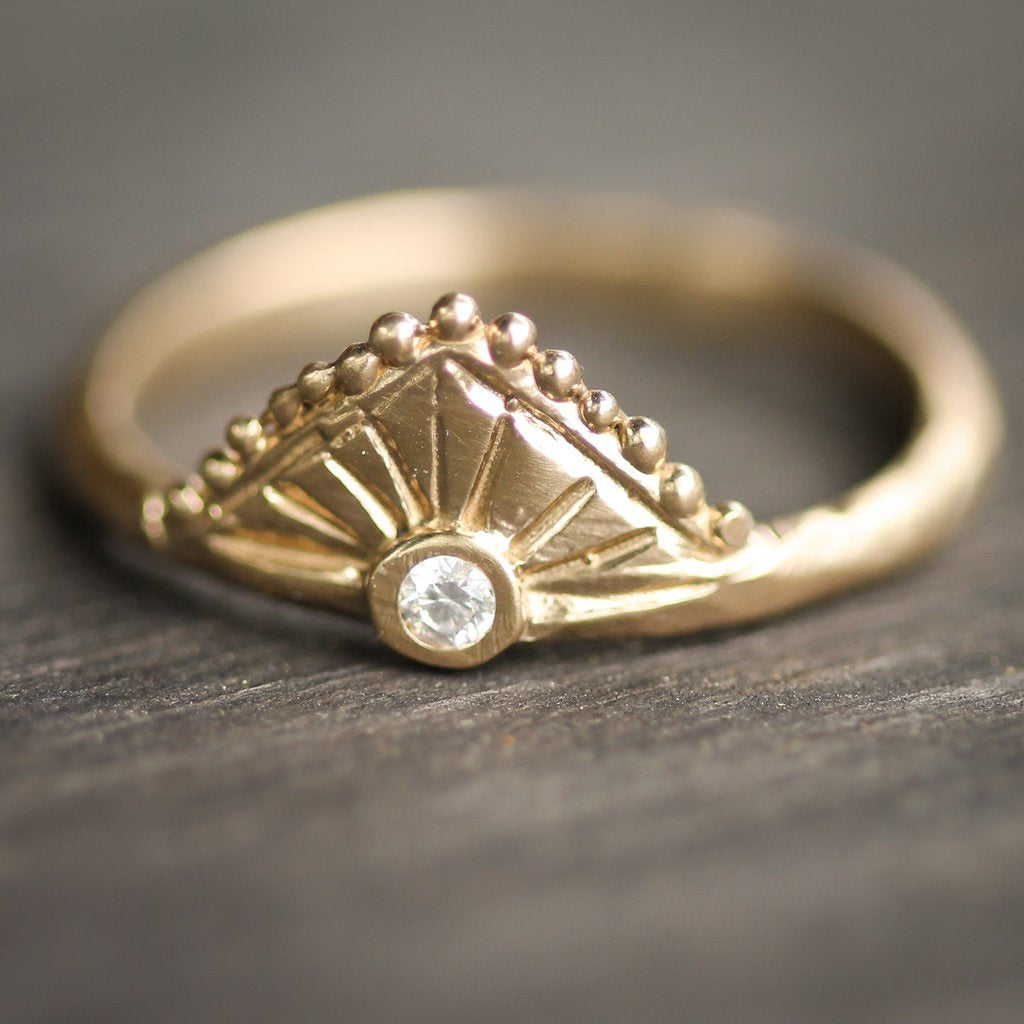 Celestial Peak Ring - Magpie Jewellery