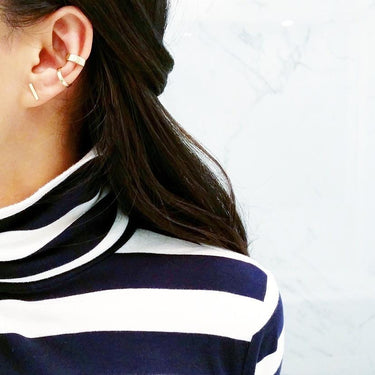 Line Studs - Magpie Jewellery