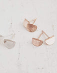 "Eucalyptus" Mini Studs - Magpie Jewellery