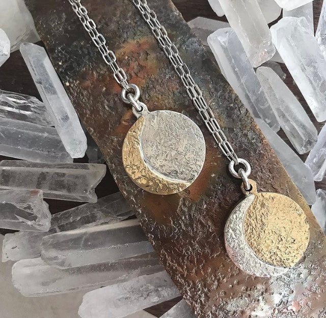 Moon Coin Necklace - Magpie Jewellery