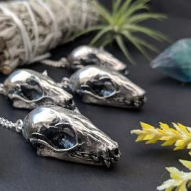 Bat Skull Necklace - Magpie Jewellery