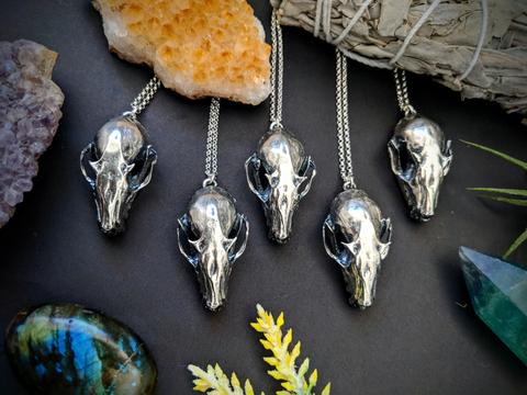 Bat Skull Necklace - Magpie Jewellery