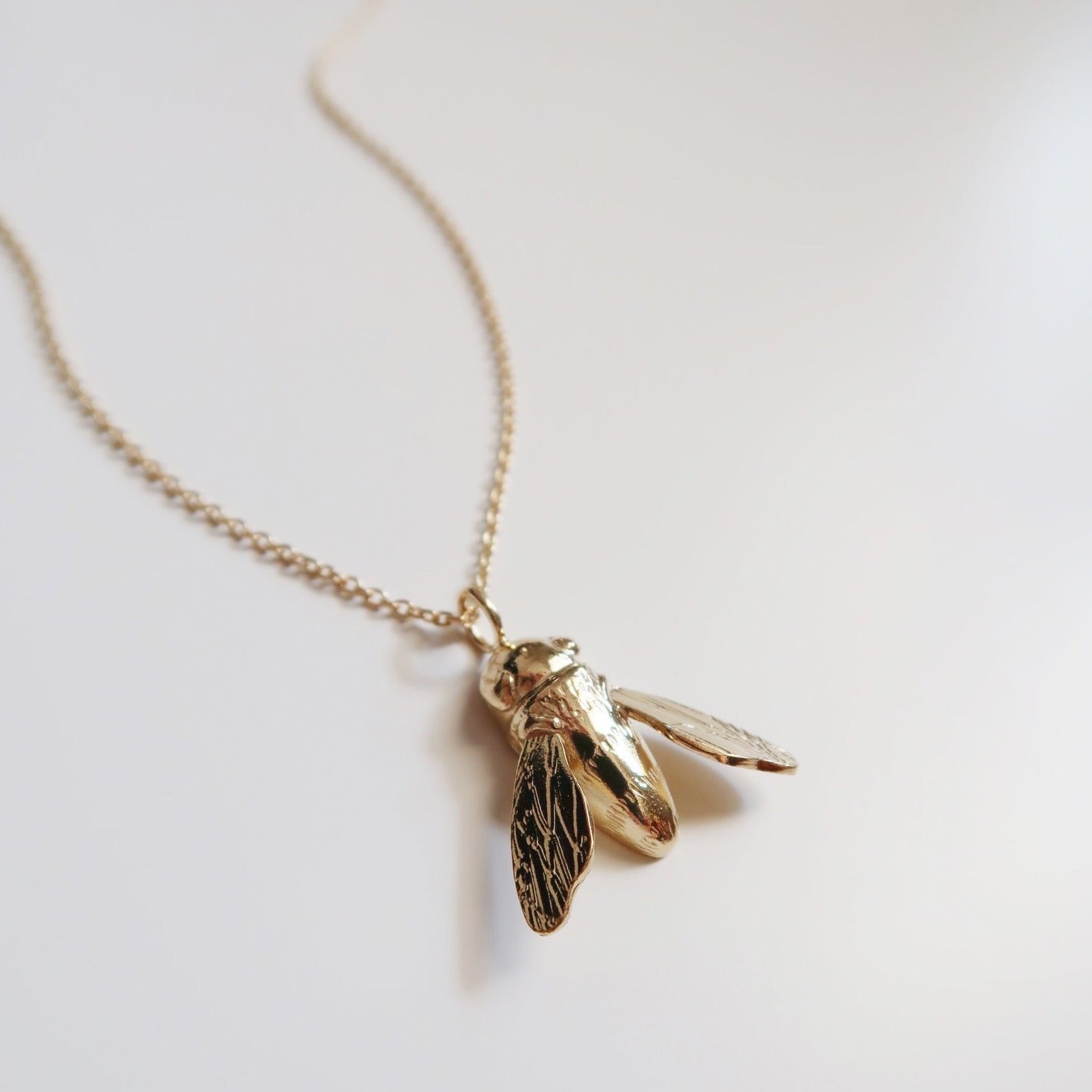 Sculptural Bee Necklace - Magpie Jewellery