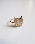 Tiny Cat Ring - Magpie Jewellery