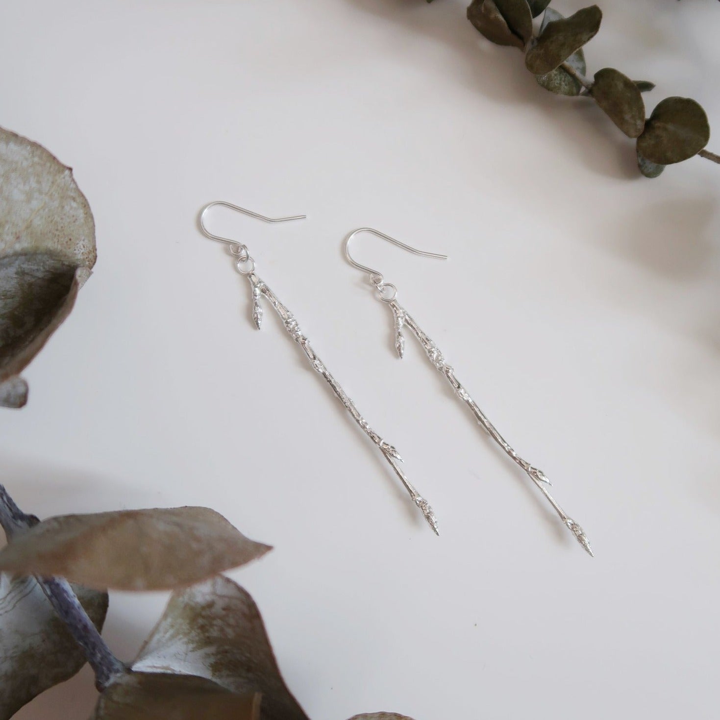 Dangling Branch Earrings - Magpie Jewellery