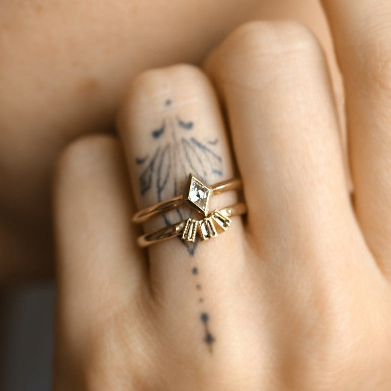 Radii Solis Champagne Ring - Magpie Jewellery