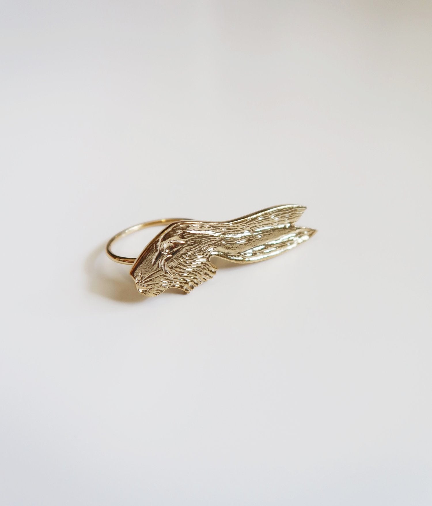 Rabbit Head Ring - Magpie Jewellery