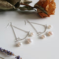 Branch Chandelier Earrings with Pearls - Magpie Jewellery