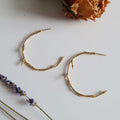 Branch Hoop Earrings - Magpie Jewellery