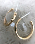 Hammered Hoops - Magpie Jewellery