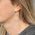 Large Mermaid Hoops - Magpie Jewellery
