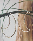 Moon Hoops | Magpie Jewellery