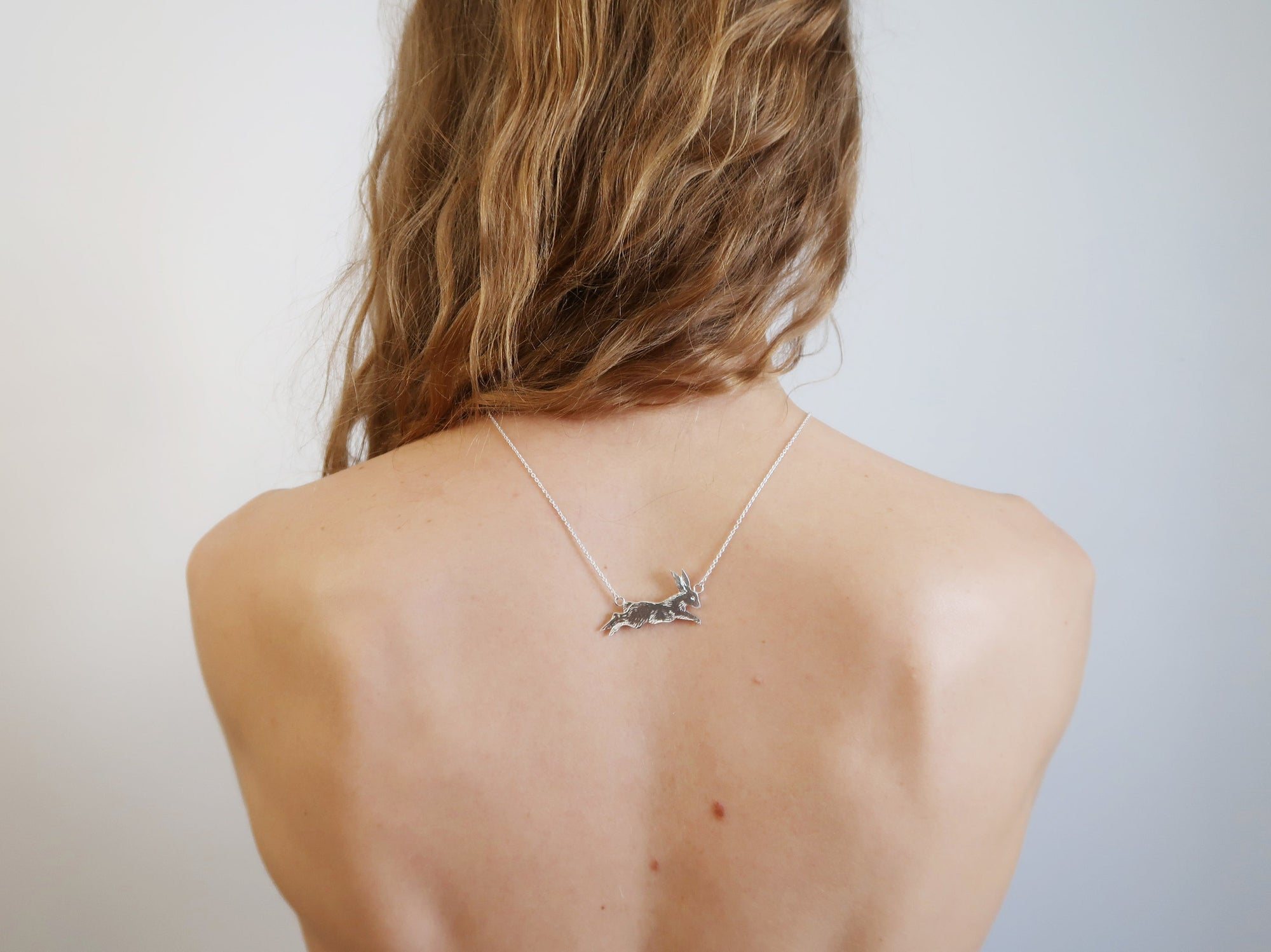 Leaping Rabbit Necklace - Magpie Jewellery