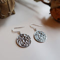 Textured Moon Earrings - Magpie Jewellery