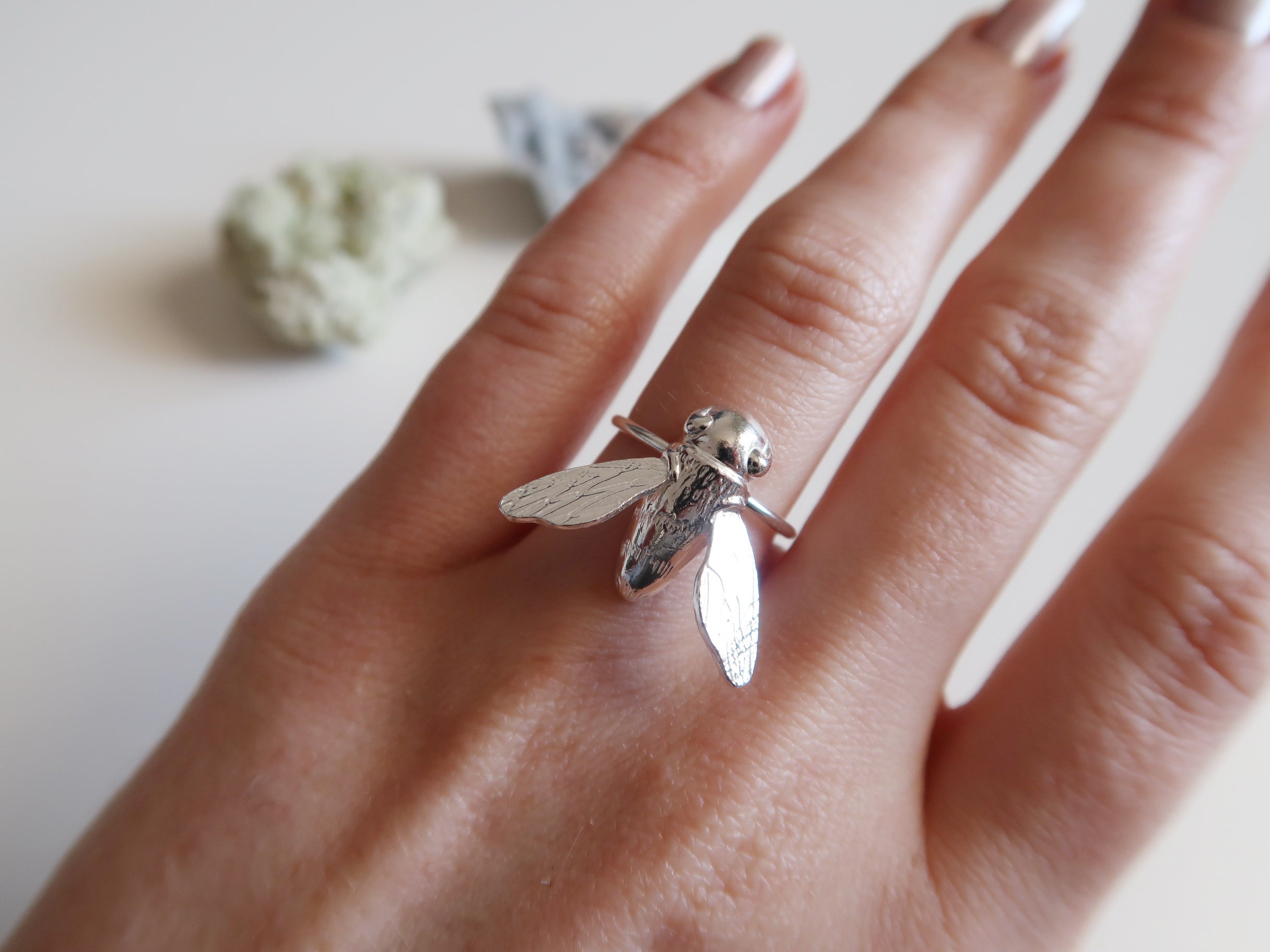 Sculptural Bee Ring - Magpie Jewellery