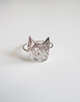 Tiny Cat Ring - Magpie Jewellery