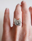 Tiny Cat Ring - Magpie Jewellery