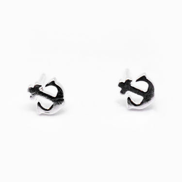 Anchor Studs - Magpie Jewellery