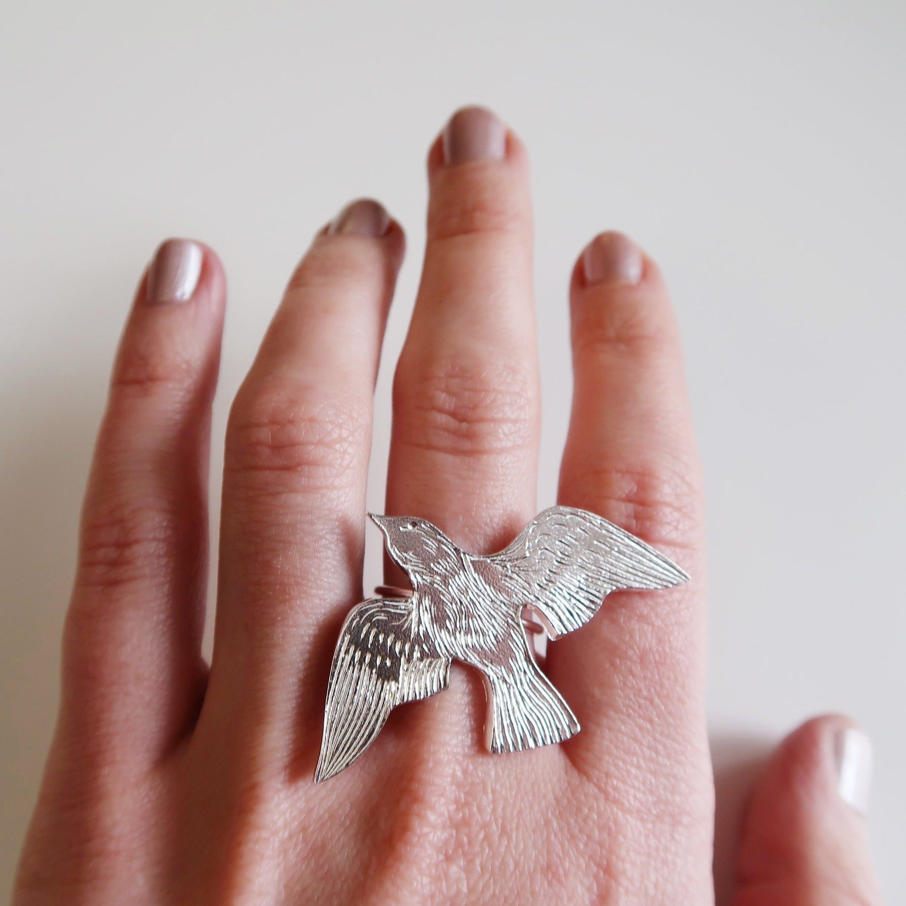 Soaring Bird Ring - Magpie Jewellery