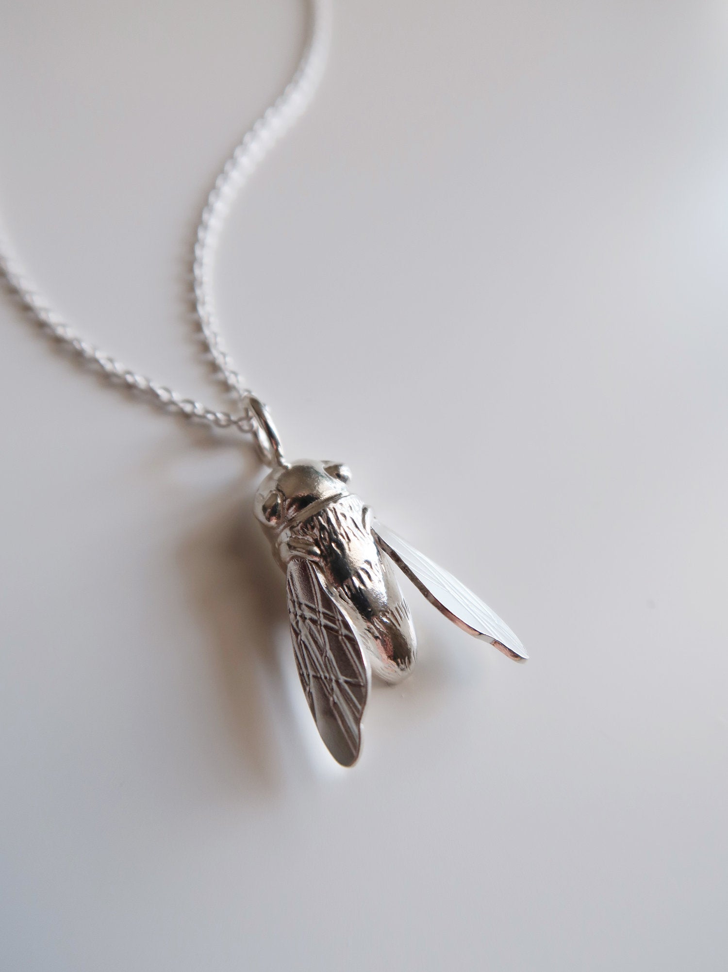 Sculptural Bee Necklace - Magpie Jewellery