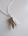 Sculptural Bee Necklace - Magpie Jewellery