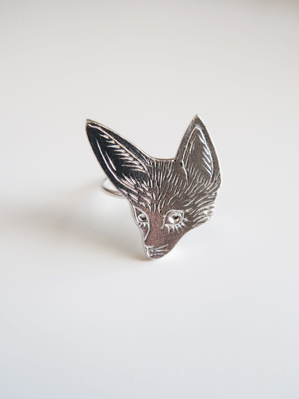 Fennec Fox Ring - Magpie Jewellery