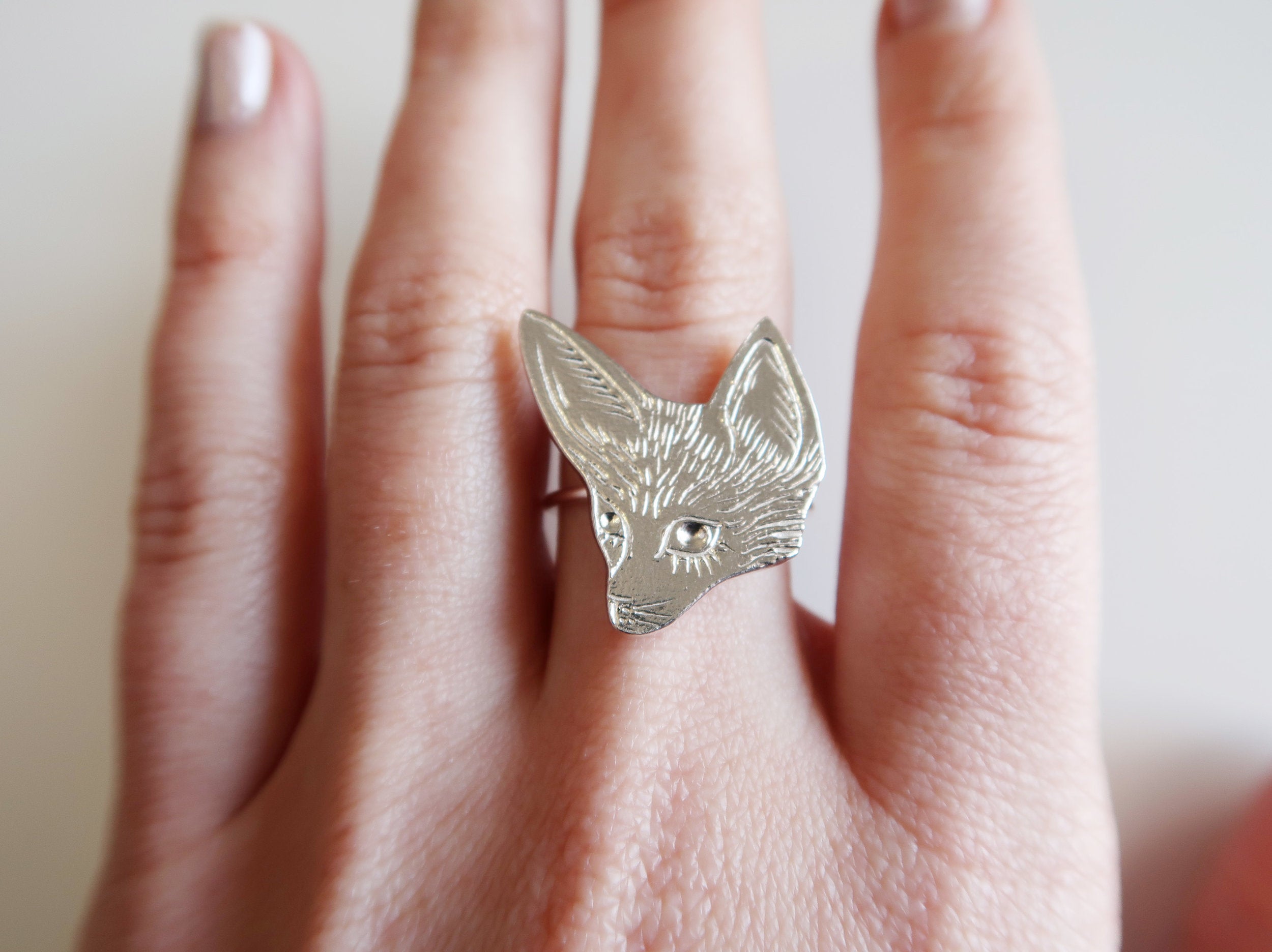 Fennec Fox Ring - Magpie Jewellery