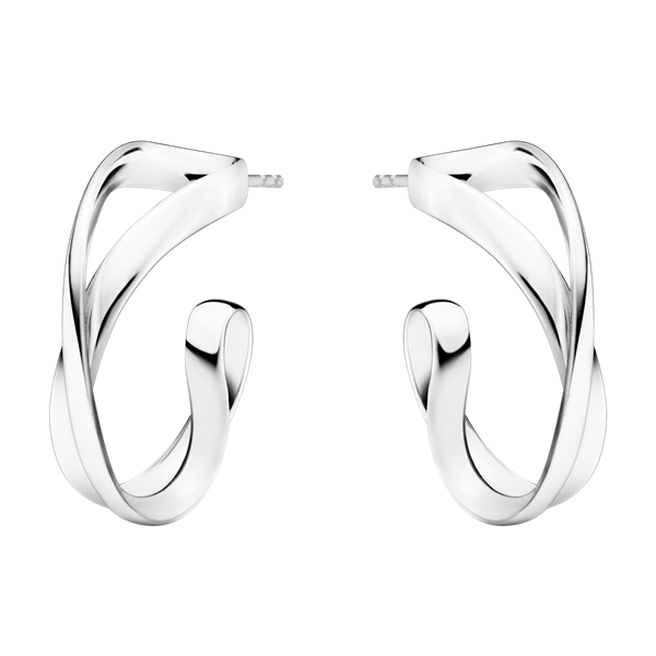 Infinity Earhoops - Magpie Jewellery