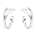 Infinity Earhoops - Magpie Jewellery