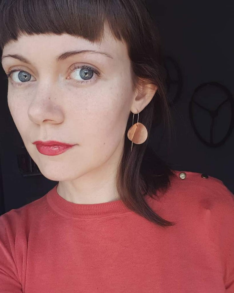 "Eucalyptus" Large Earrings - Magpie Jewellery