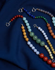 4-Corners Bracelet - Malachite, Lapis, Red Aventurine & Amazonite - Magpie Jewellery