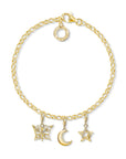 Sparkling Star Charm - Magpie Jewellery