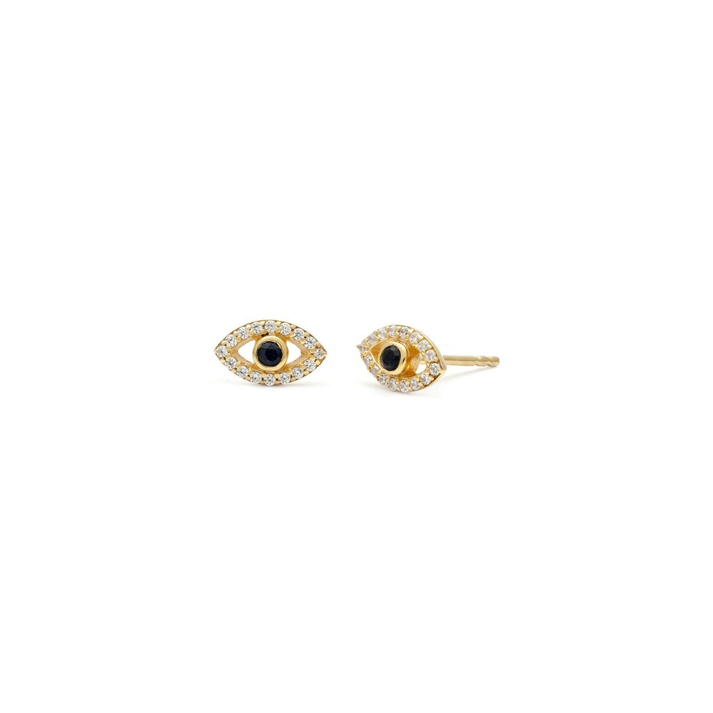 Evil Eye Studs - Magpie Jewellery