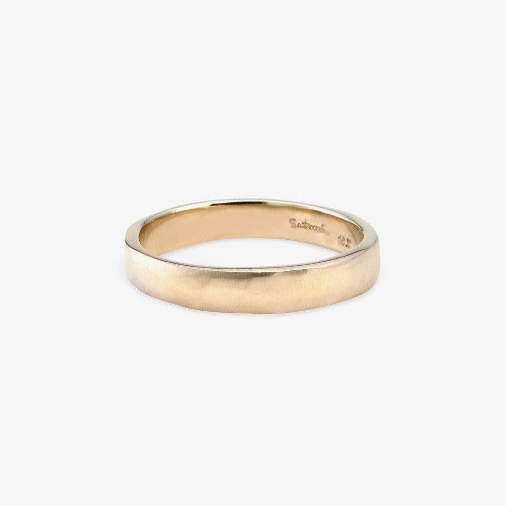 3.7mm Signature Hammered Band WG | Magpie Jewellery