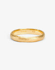3.6mm Rough Rounded Band YG | Magpie Jewellery