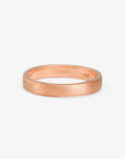 3.7mm Square Gilded Band RG | Magpie Jewellery